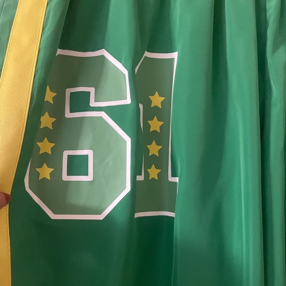 Sprite Colorful Green and Yellow (Small) Streetwear Joggers/Windbreaker Pants - Picture 3 of 12